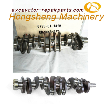 Eixo de manivela 6735-01-1310 do motor de PC200-6 PC200-7 S6D102