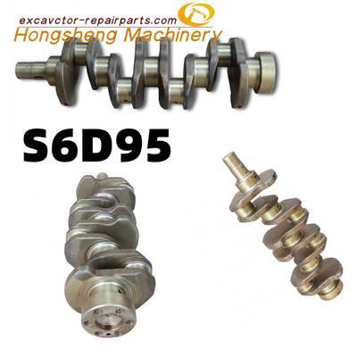 6207-31-1110 eixo de manivela do motor de Engine Parts S6D95 da máquina escavadora