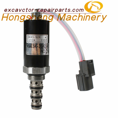 Piloto Solenoid Valve de Solenoid Valve SK200-6E da máquina escavadora de G24D12A Kobelco