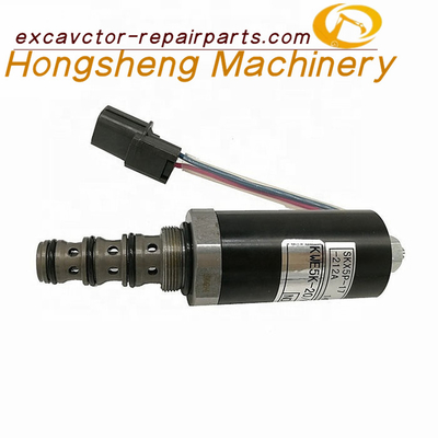 Válvula de solenoide giratória G24Y12A de Kobelco SK100 SK120 YN35V00005F2