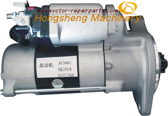 Motor 24V 11T 5.5KW de Hino J08E J05E do motor de acionador de partida de 28100-2892AS K350-8 Kobelco