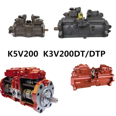 Máquina escavadora Hydraulic Pump K3V200DT/DTP de Kawasaki K5V200 para oficinas de reparações da maquinaria