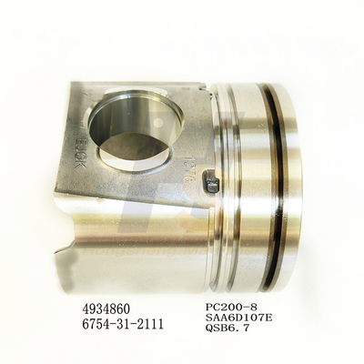 4934860 4955160 máquina escavadora Engine Parts 6754-31-2111 para PC200-8 S6D107 QSB6.7
